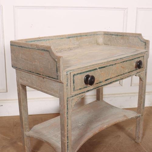 English Painted Side Table For Sale - Image 3 of 9