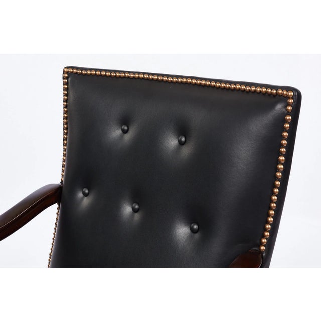 Mid 20th Century Frits Henningsen Arm Chair For Sale - Image 12 of 13