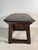 Spanish Castilian Carved Wood Side Table with Iron Hardware, 1910 For Sale - Image 13 of 15