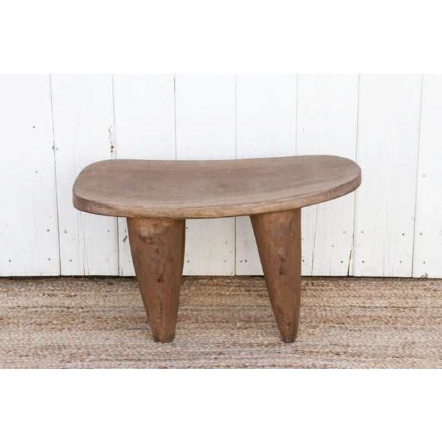 Oxidized Brown African Senufo Stool For Sale In Los Angeles - Image 6 of 8