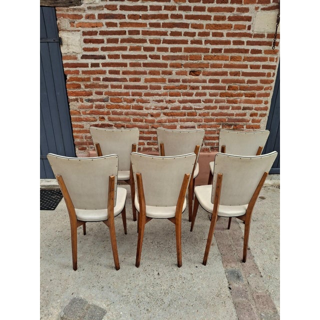 1950s Mid-Century Modern Scandinavian Chairs, 1950s, Set of 6 For Sale - Image 5 of 7
