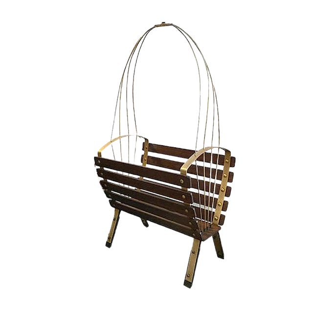 Mid-Century Magazine Rack For Sale