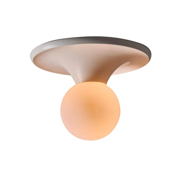 1960s Flos Achille & Pier Giacomo Castiglioni White 'Light Ball' Ceiling Lamp For Sale - Image 13 of 13