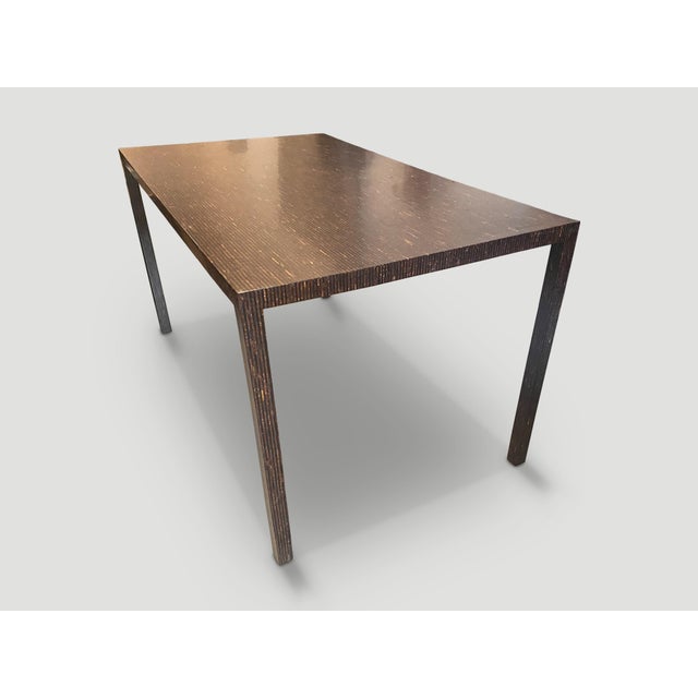 Andrianna Shamaris Coconut Shell Minimalist Table For Sale - Image 4 of 6