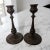 Elevate your home decor with these stunning antique wood hand-carved candlestick holders, perfect for adding a touch of...