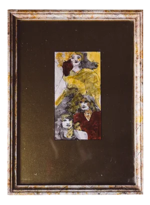Hado Lyria, Climbing a Tower in Spring, 1970s, Mixed Media