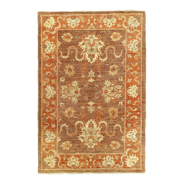 Fine Hand Knotted Farahan Rug For Sale