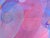 Cecilia Beaven Contemporary Abstract Pink & Blue Biomorphic Contorted Alligator Figure Painting, 21st Century For Sale - Image 9 of 11