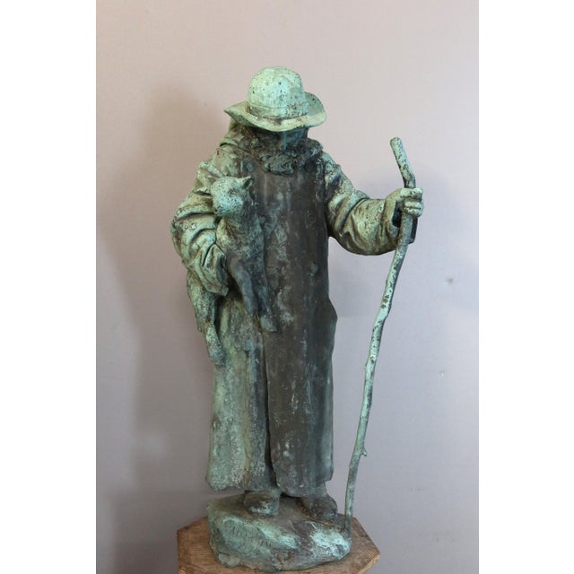 Shepherd and His Lamb, 1904, Bronze For Sale - Image 3 of 15