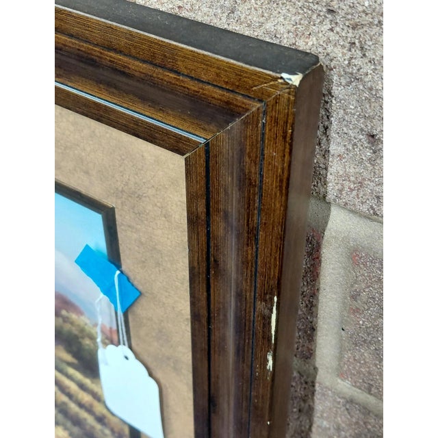 Framed Signed Sung Kim Vineyard Village Print For Sale - Image 11 of 11