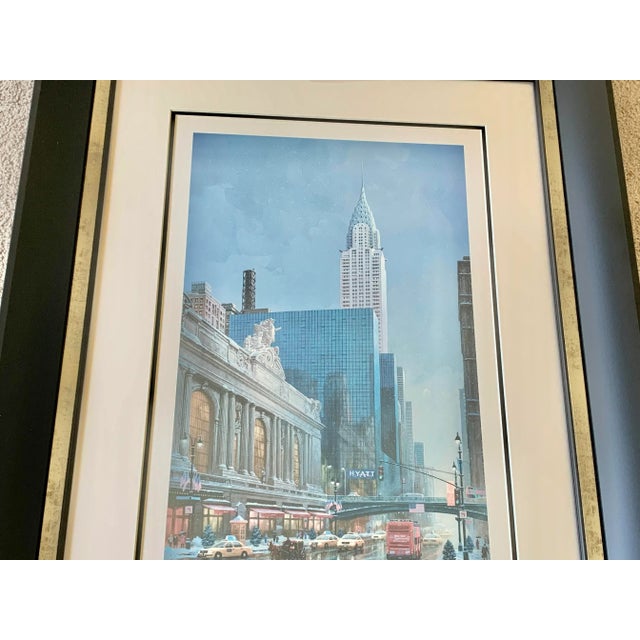“Chrysler Building” Signed and Numbered Seriolithograph Print by Alex Chen For Sale In New Orleans - Image 6 of 10