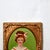 Mid-Century Miniature Portrait of Young Woman With Dog Signed Austin in Pressed Filagree Metal Frame For Sale In Cincinnati - Image 6 of 11