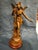 Circa 1890. Elegant French Belle Époque patinated spelter sculpture depicting a winged allegorical female figure in...