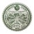 Kansas City Missouri Green and White 50 Year Commemorative Plate For Sale