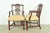 Baker Furniture Style Georgian Carved Mahogany Dining Chairs, Set of Six For Sale - Image 11 of 13