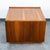 Mid Century Modern End Table Lane Attributed Cabinet Square Walnut 2 Doors Side Table MCM For Sale In Sacramento - Image 6 of 10