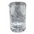 Cocktail Mixing Etched Glass Beaker Barware For Sale