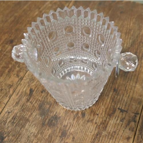 Gold Art Deco French Ice Bucket Wine Cooler with Chrome Handle, 1910 For Sale - Image 8 of 9