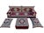 Modular Floor Sofa With Ottoman, Turkish Kilim U-Shaped Set Majlis Floor Sofa Seating For Sale - Image 6 of 18