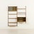 This scandinavian teak wall unit with a hidden desk comes from norway from the 1960s. It is a completely modular shelving...
