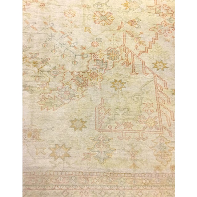 Traditional Antique Turkish Oushak Rug, 12'3 X 15'10 For Sale - Image 3 of 6