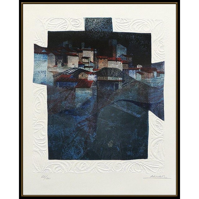 Message us to inquire about custom framing options! (Included for free with every purchase) The piece is a hand signed and...