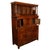 Antique Early 18th Century Carved Oak Welsh CWPWRDD Tridarn Cupboard Cabinet 1730 For Sale - Image 4 of 16