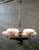 Art Deco Chandelier in Chrome and Marbled Glass, 1930s For Sale - Image 9 of 11