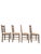 French Provincial Vintage French Country Rush Seat Ladder Back Dining Chairs – Set of 4 For Sale - Image 3 of 11
