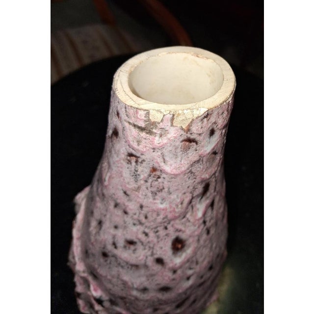 Large glazed stoneware vase – Signed designer ceramic This substantial stoneware vase, with its slender, tapered...
