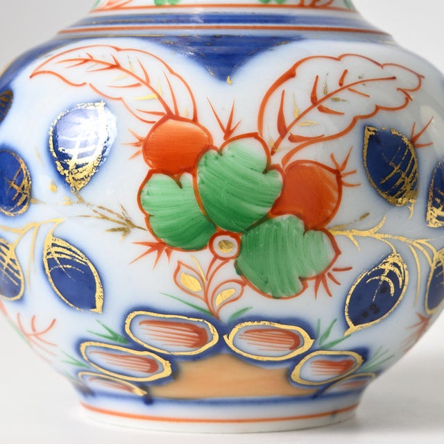 Hand-Painted Porcelain Vase from Bayeux, 1800s For Sale - Image 10 of 11