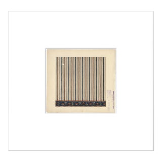 Japanese Corporate Branding Woodblock Print C. 1920s XLVI For Sale