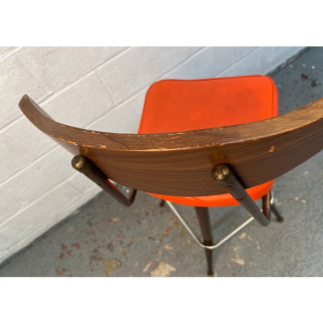 Mid-Century Modern Swivel Bar Stools Circa 1960's For Sale - Image 13 of 14