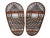 Rustic Vintage Vermont Tubbs Style Bearpaw Shaped Snowshoes With Rawhide Lacing For Sale - Image 3 of 11
