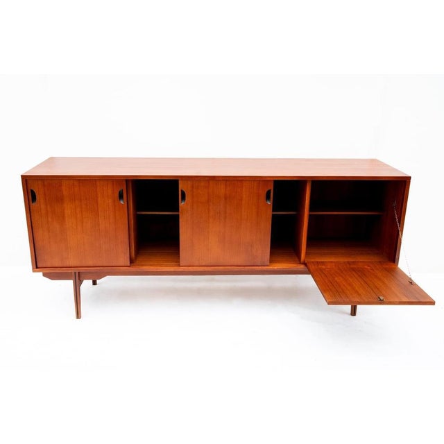 1960s Vintage Scandinavian Sideboard in Teak, 1960 For Sale - Image 5 of 10