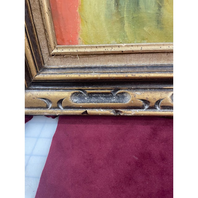 Pumpkin Florence Krieger American Artist Painting Mother and Child For Sale - Image 8 of 12