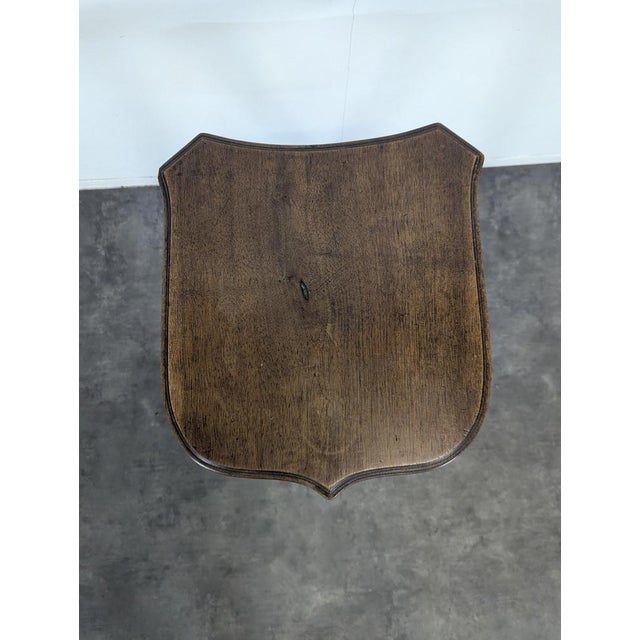 Pedestal Table with Coat of Arms For Sale - Image 3 of 6