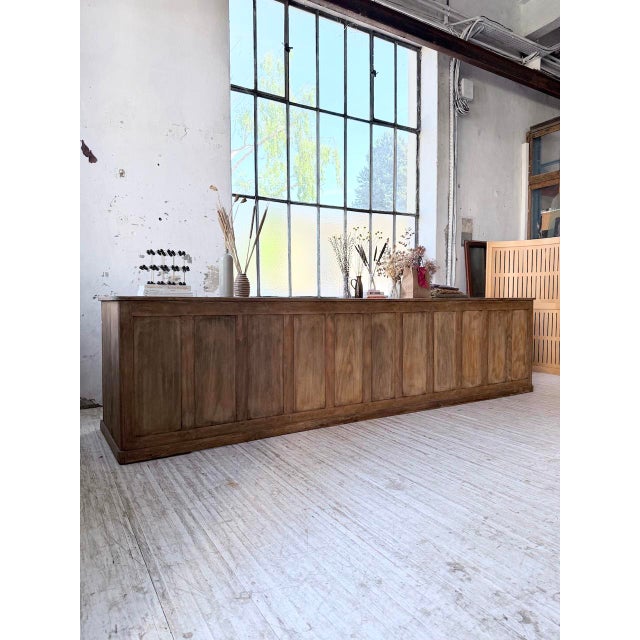 Pine Trade Counter, 1950s For Sale - Image 6 of 18