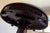 Vintage Chinese Hand-Carved Round Pedestal Dining Table With Beveled Glass Top For Sale - Image 9 of 10
