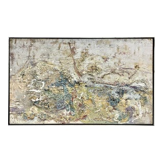 Mid-Century Modern “Tidepool-Esque” Abstract Painting For Sale