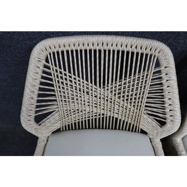 Essentials for Living Loom Rope Dining Chairs, Set of 6 For Sale - Image 17 of 17