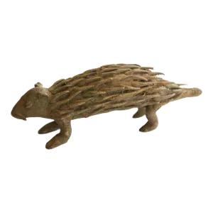 Vintage African Porcupine Sculpture