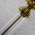 Late 20th Century Neoclassic Revival Lucite and Brass Candlestick Table Lamp For Sale - Image 12 of 18