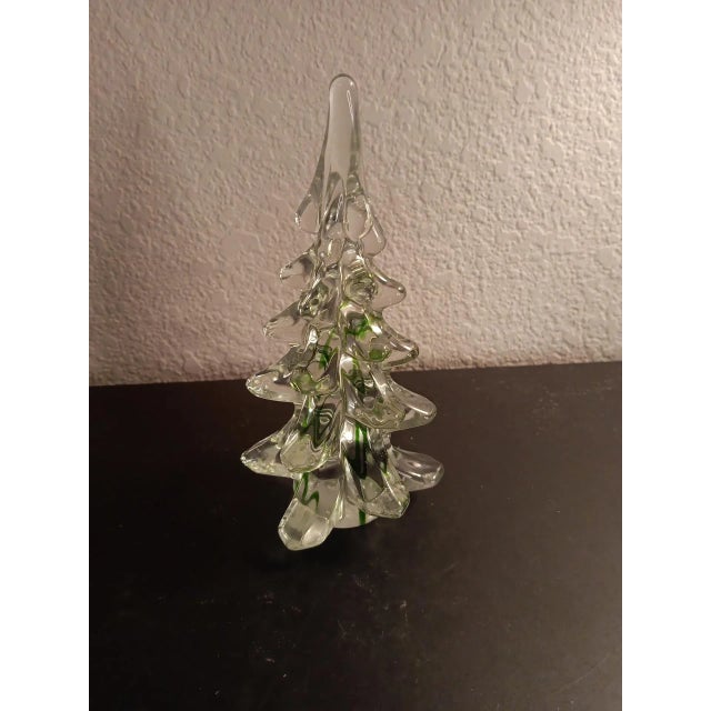 GORGEOUS NEW Bohemia Czech Republic 7" Christmas Tree Sculpture This stunning sculpture of a Christmas tree stands at 7...