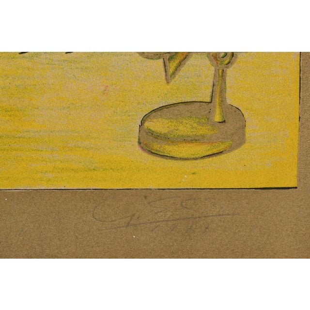 Vintage Signed Guillermo Silva Santamaria Aquatint With Mat Unframed For Sale - Image 9 of 10