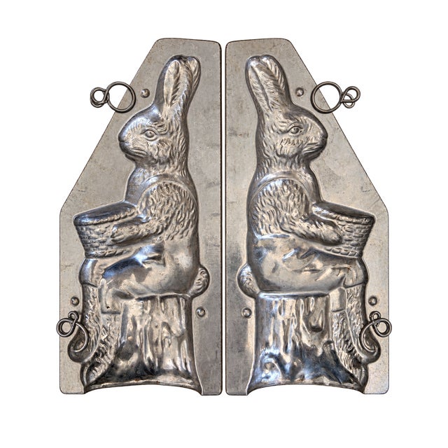 Rustic Antique Bunny Candy Mold For Sale - Image 3 of 5