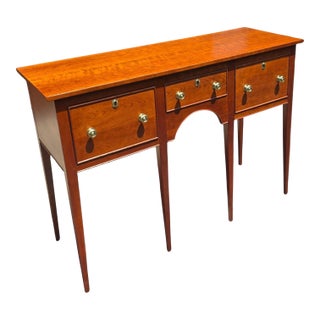 Baker Furniture Colonial Williamsburg Mahogany Sideboard For Sale