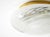 Metal Swirl Flush Mount in Glass and Brass Base, 1980s For Sale - Image 7 of 18