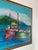 1980s Telfort Emmanuel ( 1964-1987 ) Haitian Folk Art Oil Painting on Canvas - Framed For Sale - Image 5 of 11