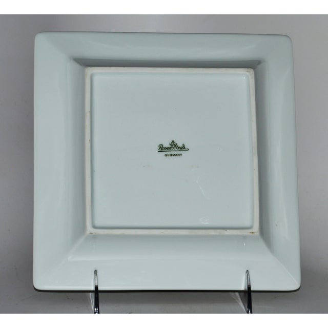 Mid-Century Modern Rosenthal Statue of Liberty Green Gold Porcelain Catchall Trinket Dish For Sale - Image 3 of 5